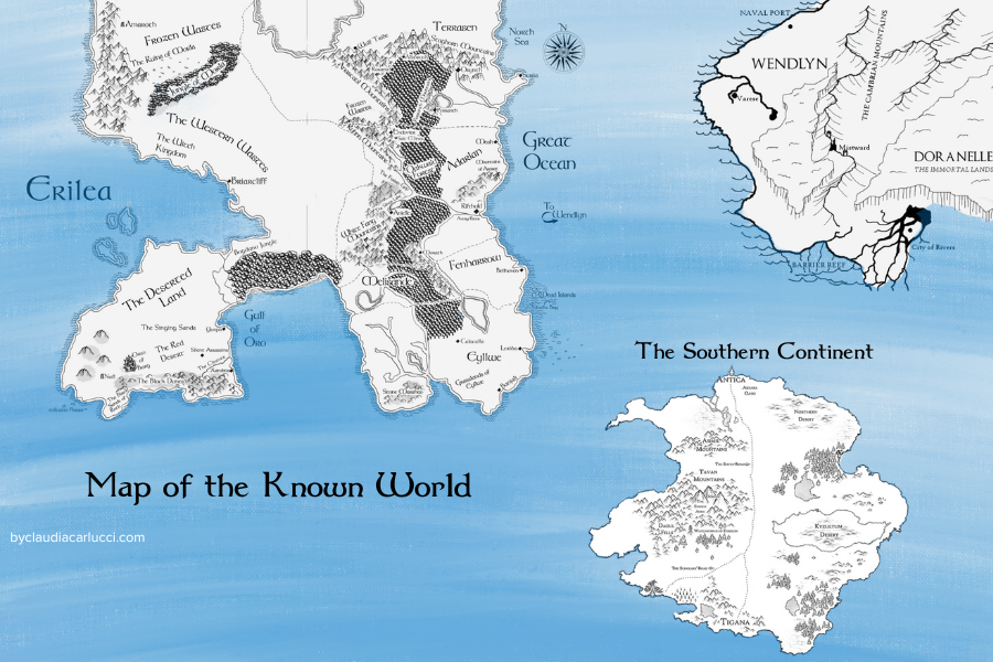 throne of glass map