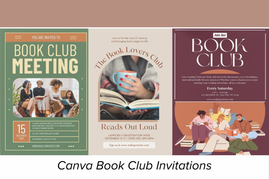 book club invitations